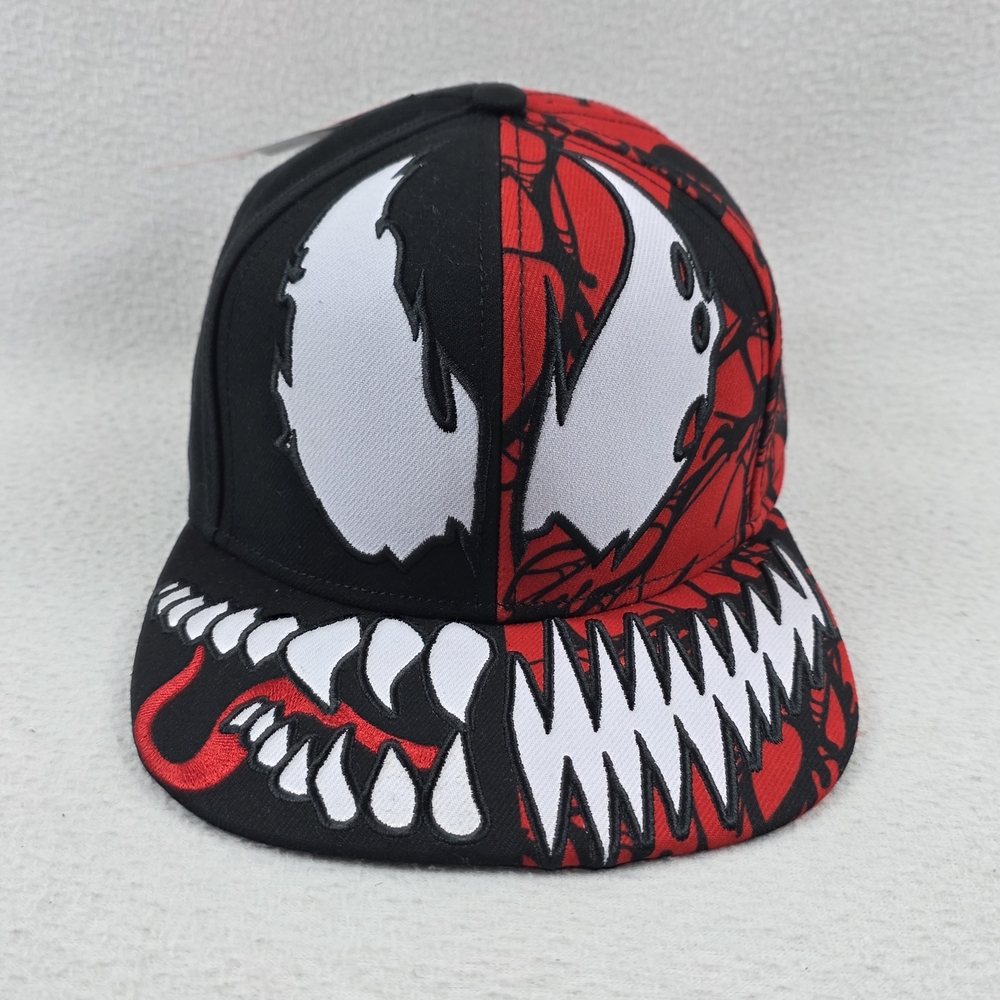 Marvel Comics Venom Carnage Split Face Snapback H… - image 1